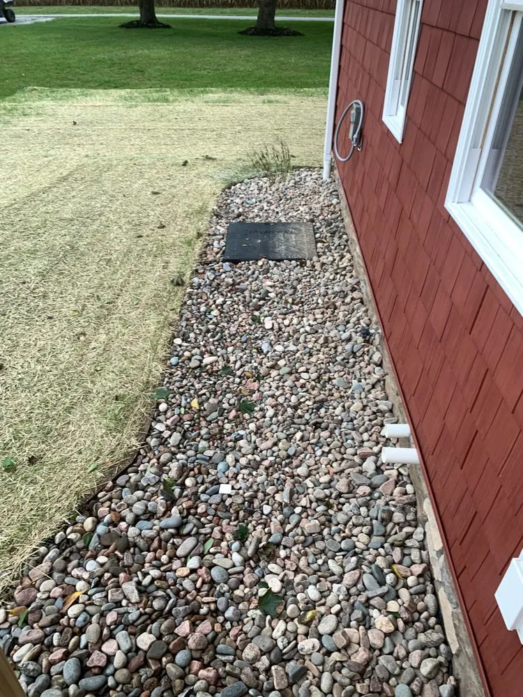 Custom landscape installation in Newark, OH by Marvins Gardens Landscaping