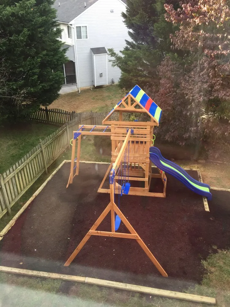 Custom residential landscaping in Fredericksburg, VA by Marvins Landscaping