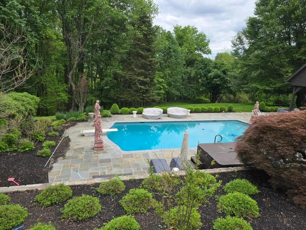 Custom landscape design in Nottingham, MD by Maryland Total Land Care