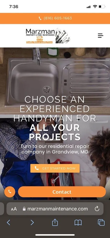 Local outdoor landscaping near you in Grandview, MO by Marzman Property & Pool Maintenance