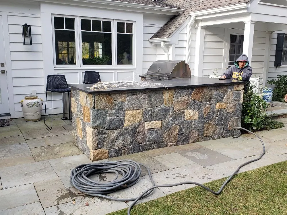 Expert landscaping services for residential properties in White Plains, NY by Mascon Development & Landscaping