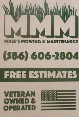 Mase's Mowing and Maintence Logo