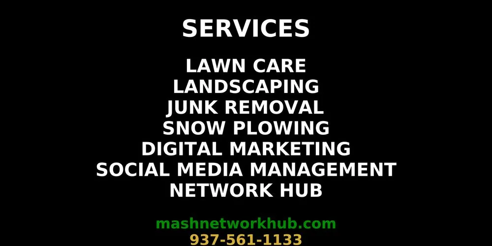 Local lawn mowing service experts serving Medway, OH - Mash Works Enterprises