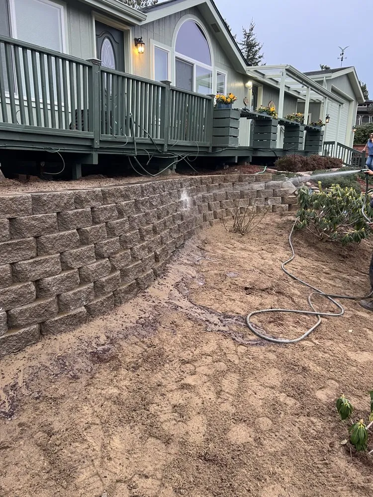 Custom lawn care service with custom design in Florence, OR by Mason Prociw Landscape