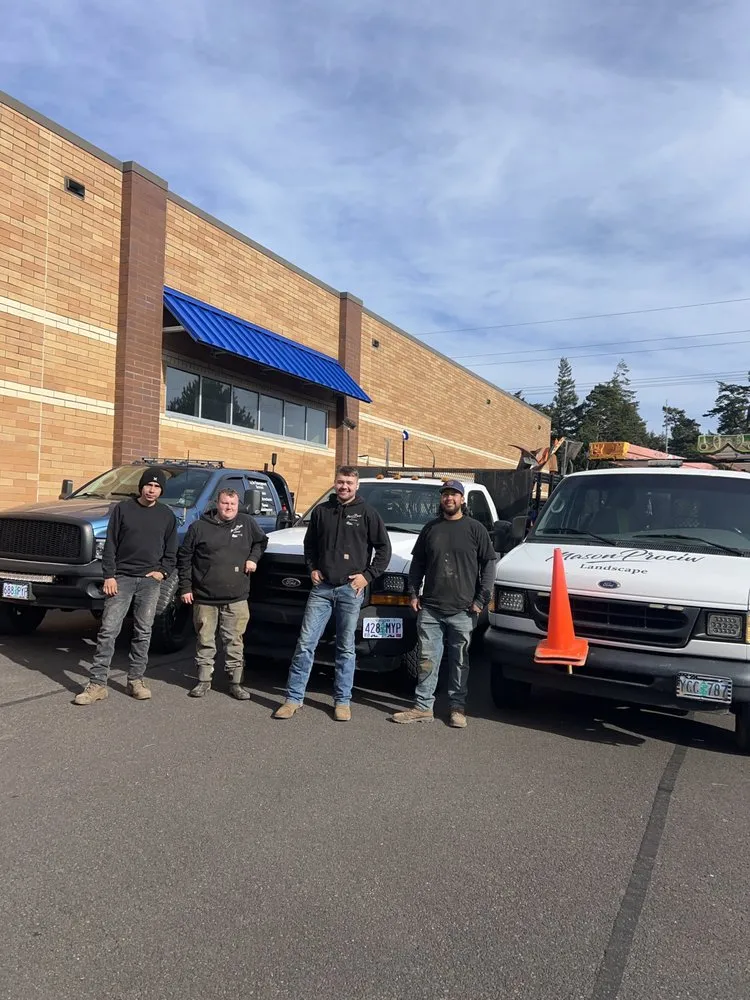 Custom lawn mowing service in Florence, OR by Mason Prociw Landscape