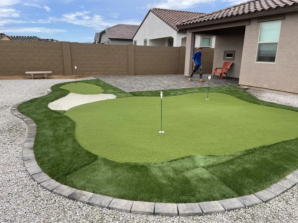 Top-rated yard cleanup service with custom design in El Mirage, AZ by Masonry & Landscape