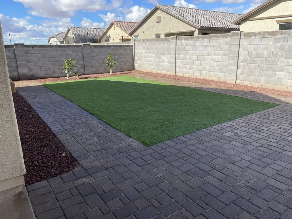 Reliable lawn mowing service in El Mirage, AZ by Masonry & Landscape