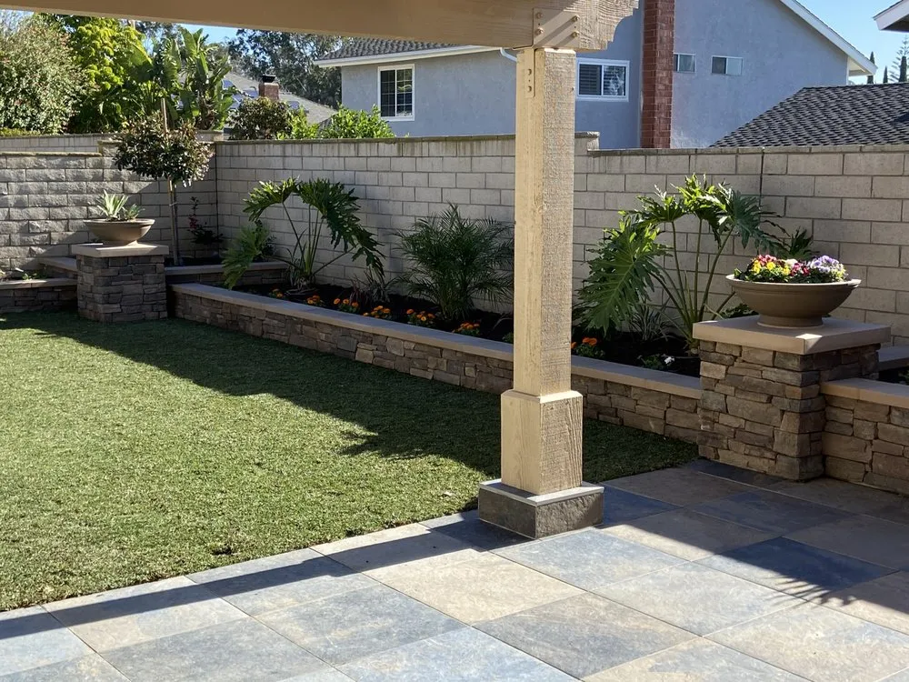 Top-rated landscape design for year-round maintenance in Laguna Niguel, CA by Masonry Dynamics