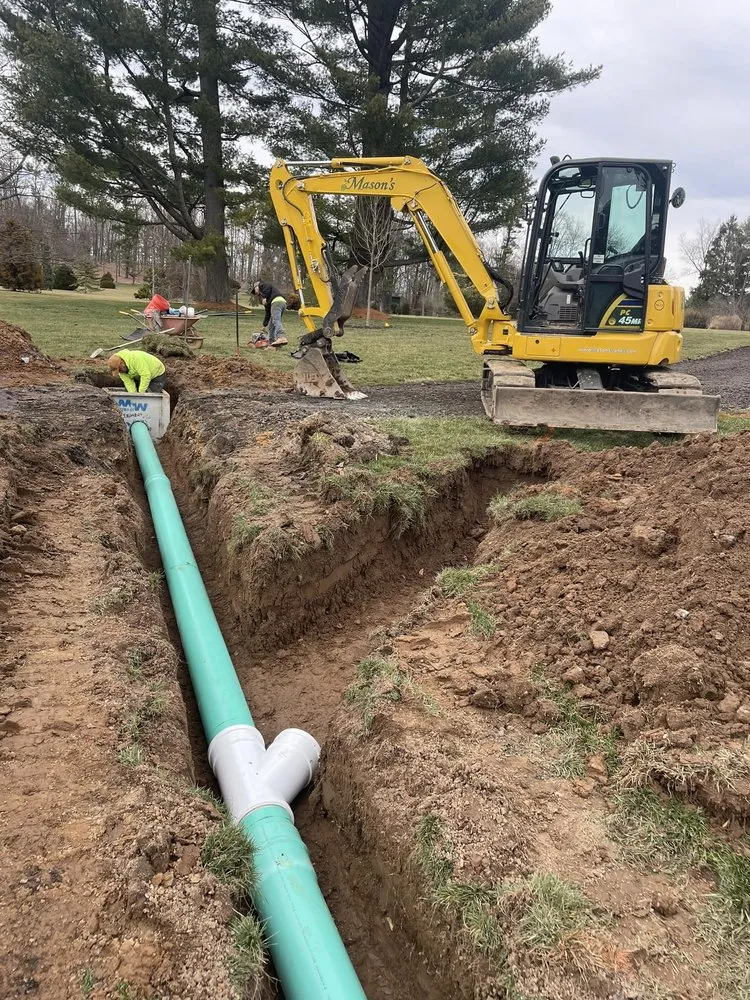 Local landscape installation in Chalfont, PA - Mason's Landscaping & Construction