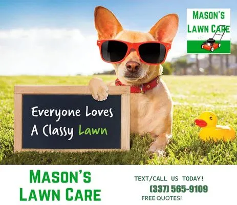 Mason's Lawn Care Logo
