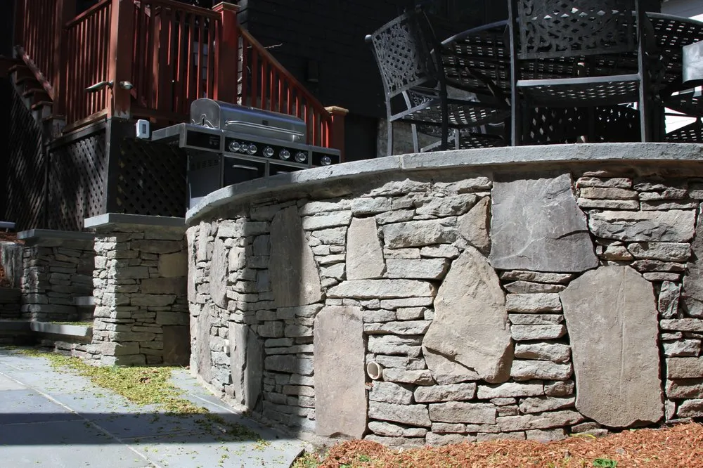 Custom yard maintenance for beautiful yards in Melrose, MA by Masonworks Landscapes