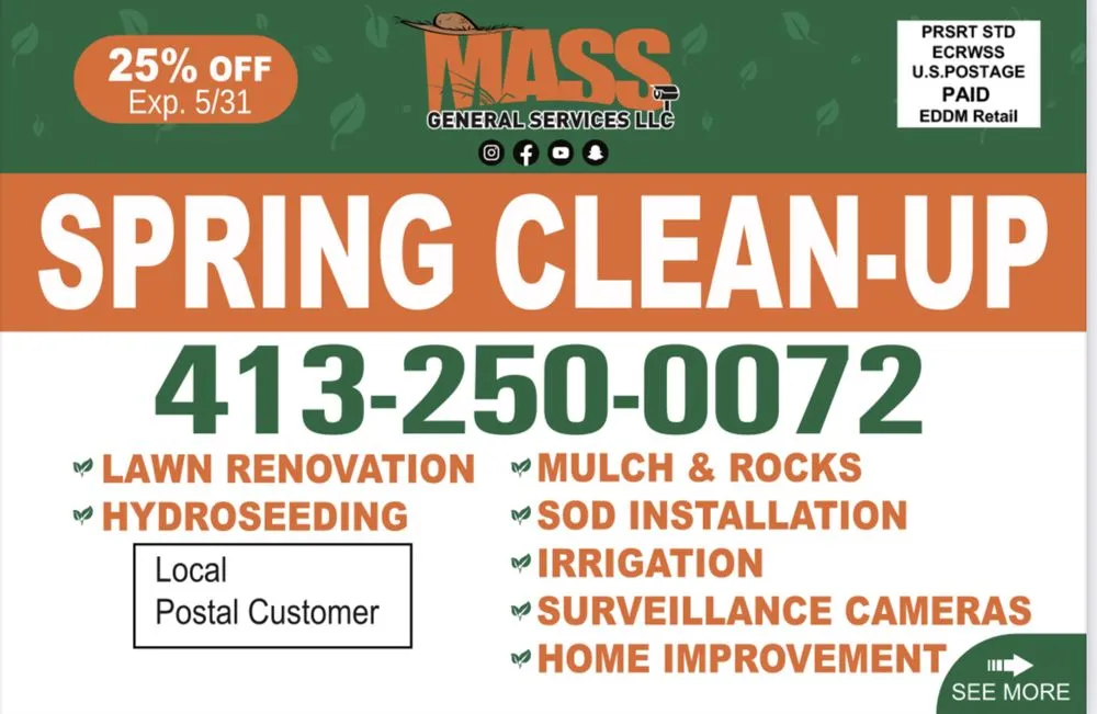 Top-rated garden landscaping in Springfield, MA by Mass General Services