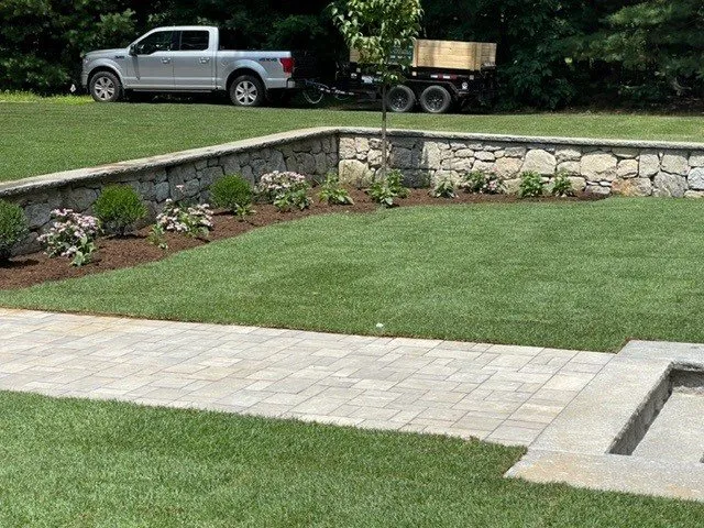 Local landscape installation for residential properties in Whitinsville, MA by Mass Landscapes