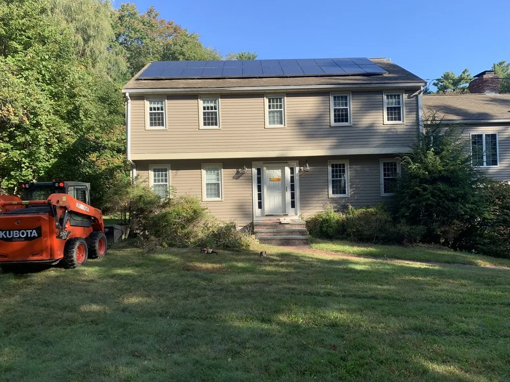 Custom lawn mowing service for residential properties in Quincy, MA by Mass Lawn Pros