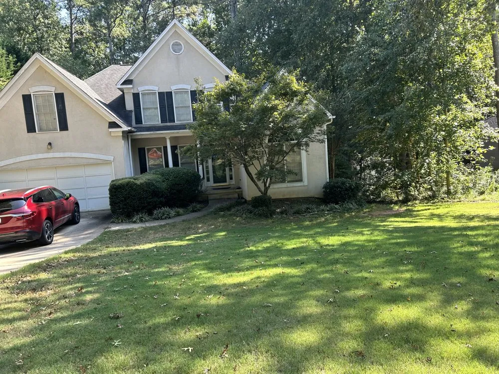 Custom landscaping services with custom design in Dahlonega, GA by Massas Lawn Services