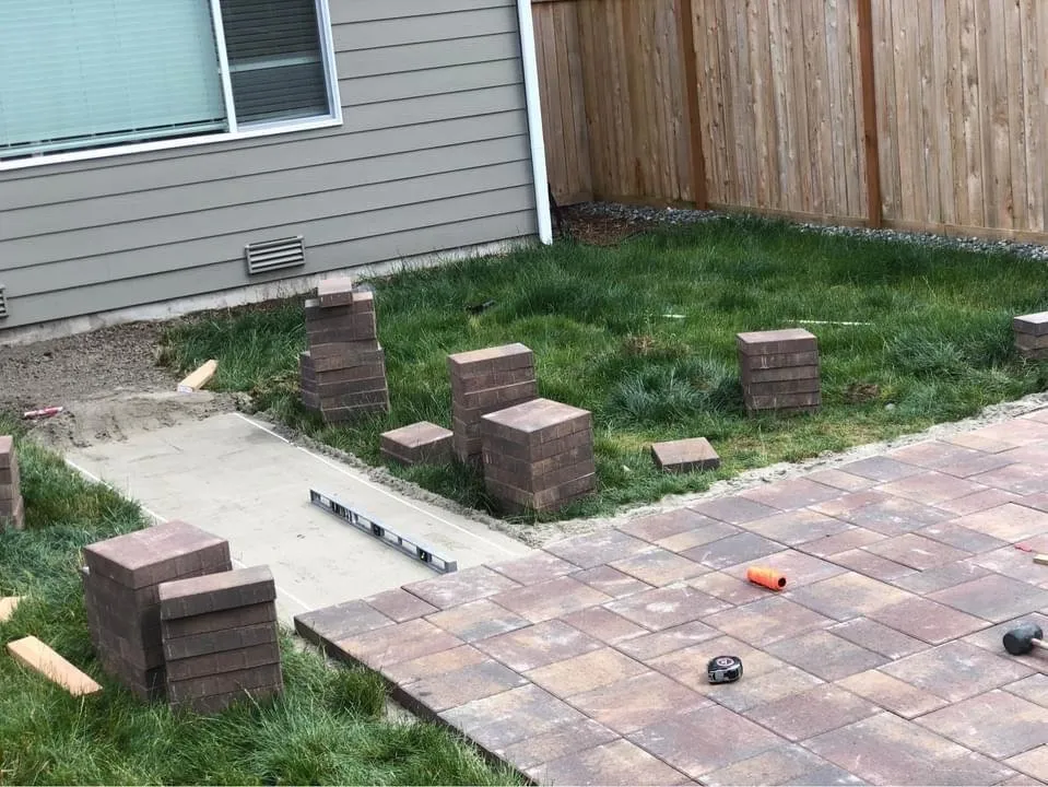 Custom landscape installation with custom design in Bremerton, WA by Master Green Landscaping