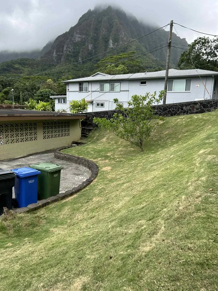 Professional lawn mowing service with custom design in Urban Honolulu, HI by Master Landscaping and Yard Maintenance