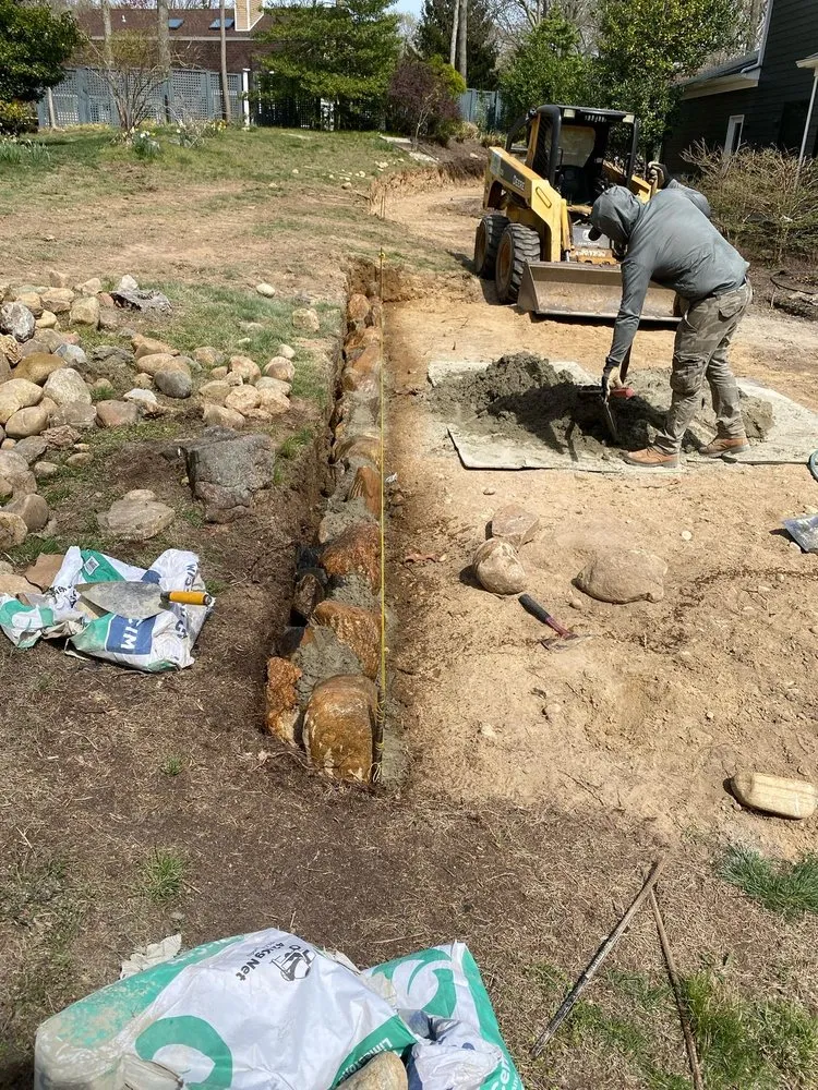 Top-rated garden landscaping with custom design in Southold, NY by Master Landscaping