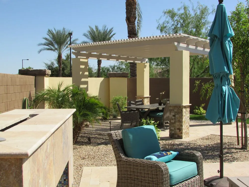 Custom landscape design for year-round maintenance in Phoenix, AZ by MasterAZscapes