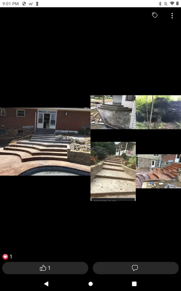 Local landscaping services for residential properties in Batavia, OH by Mastercrete Concrete
