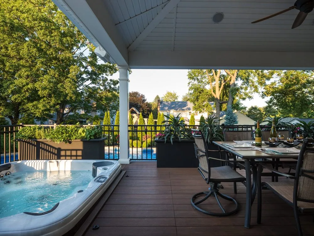 Custom garden landscaping near you in Broadheadsville, PA by MasterPLAN Outdoor Living