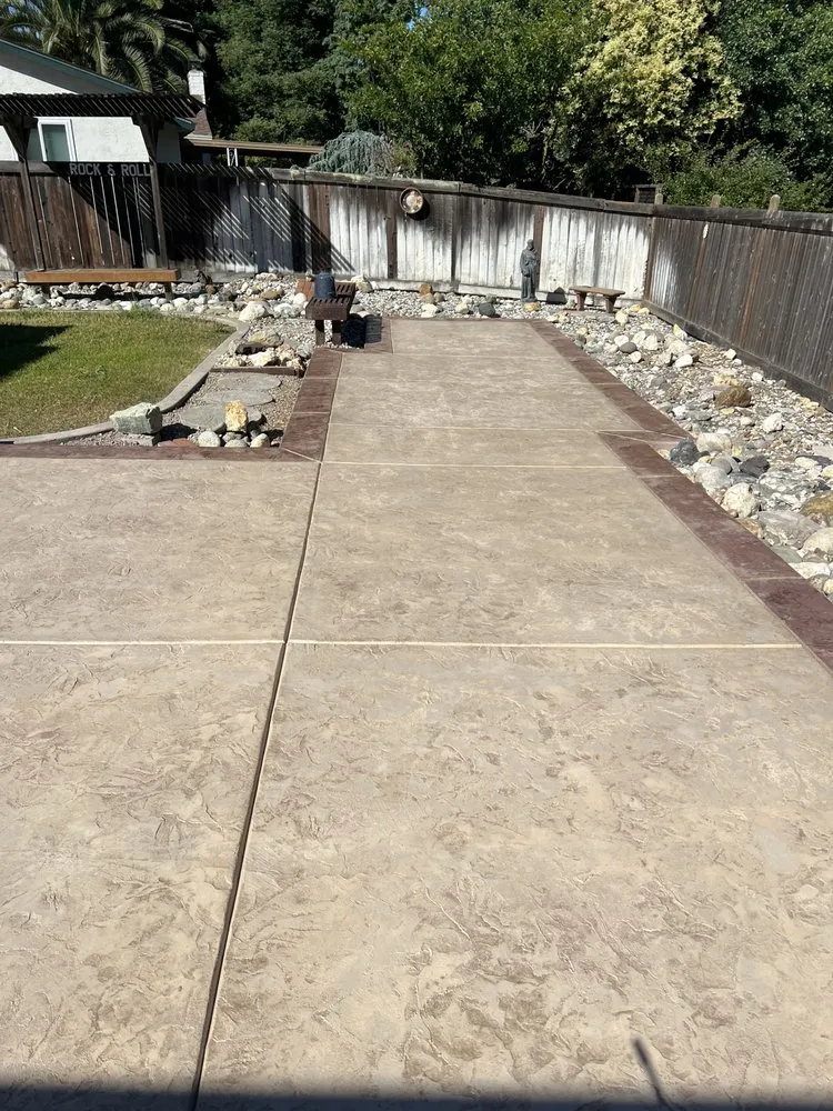 Professional yard cleanup service with custom design in Concord, CA by Masters Concrete