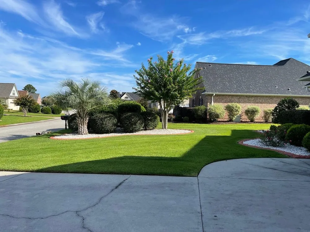 Custom lawn care service for residential properties across Wilmington, NC - Masters Landscape & Design
