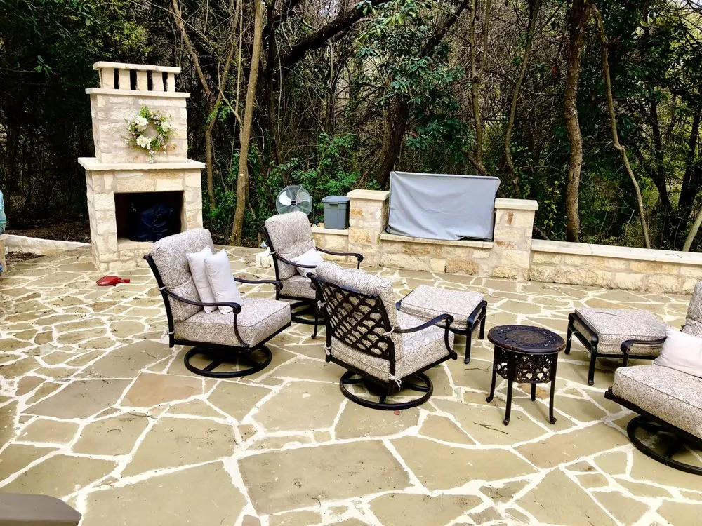 Custom landscape installation in Austin, TX by Master’s Landscaping