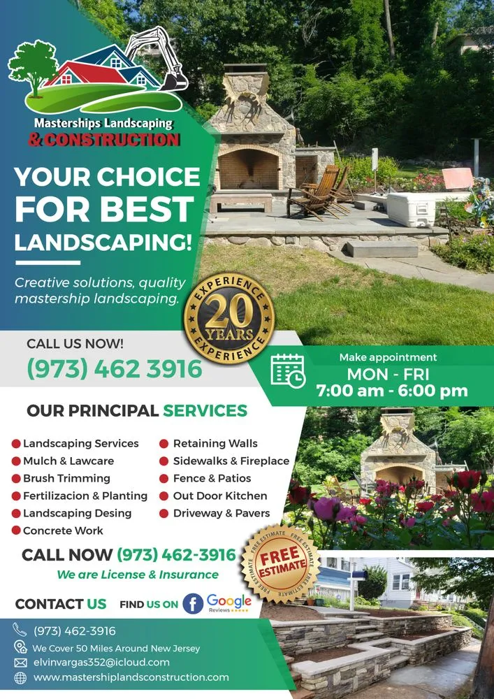 Affordable lawn care service with custom design across Boonton, NJ - Mastership Landscaping & Construction