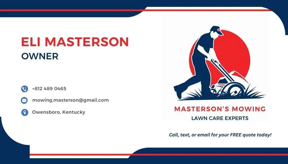 Professional landscape installation in Owensboro, KY by Masterson’s Mowing