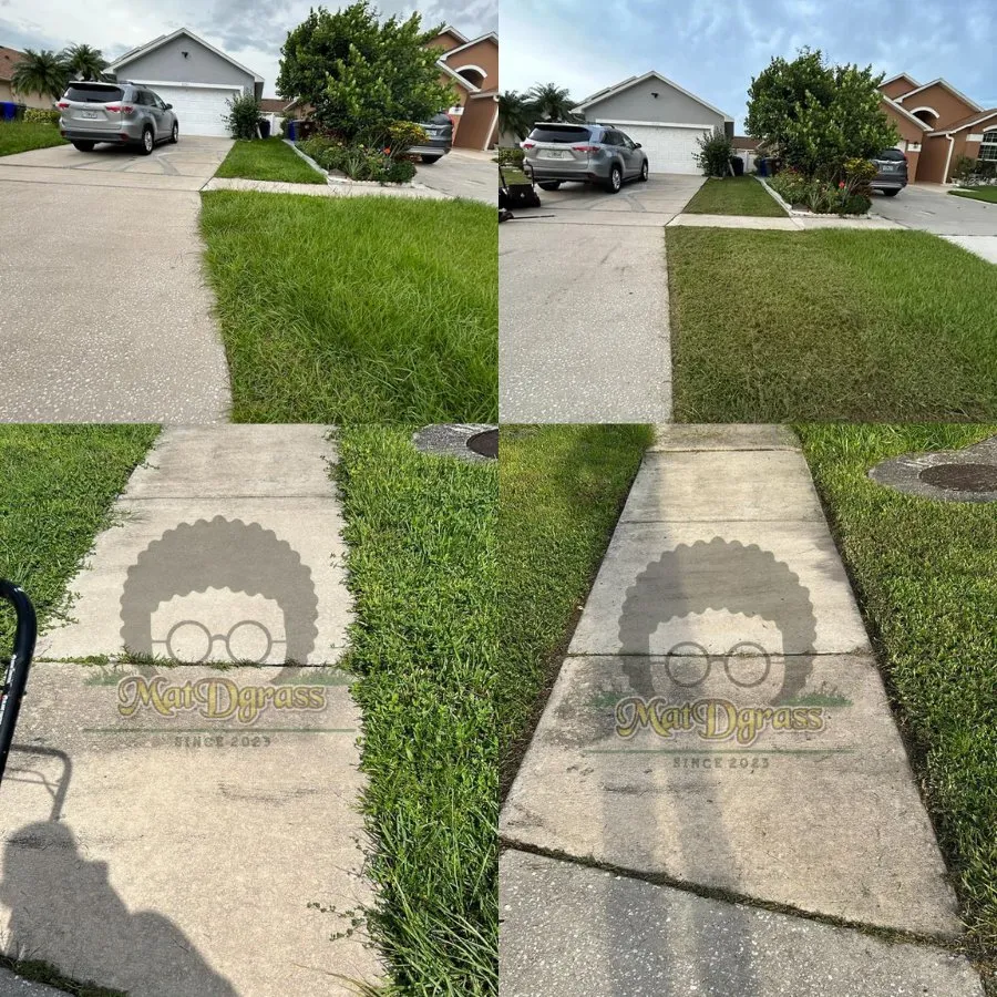 Professional lawn mowing service for outdoor upgrades across Kissimmee, FL - Matdgrass