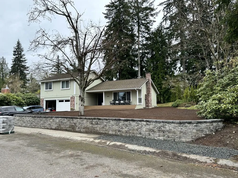 Custom landscape installation in Gig Harbor, WA - Mateo Lawn Care & Landscaping