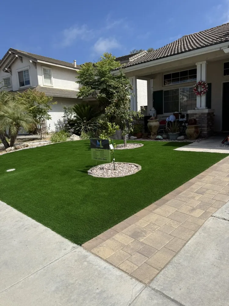 Custom landscape installation for outdoor upgrades in Escondido, CA by Mateo’s landscape
