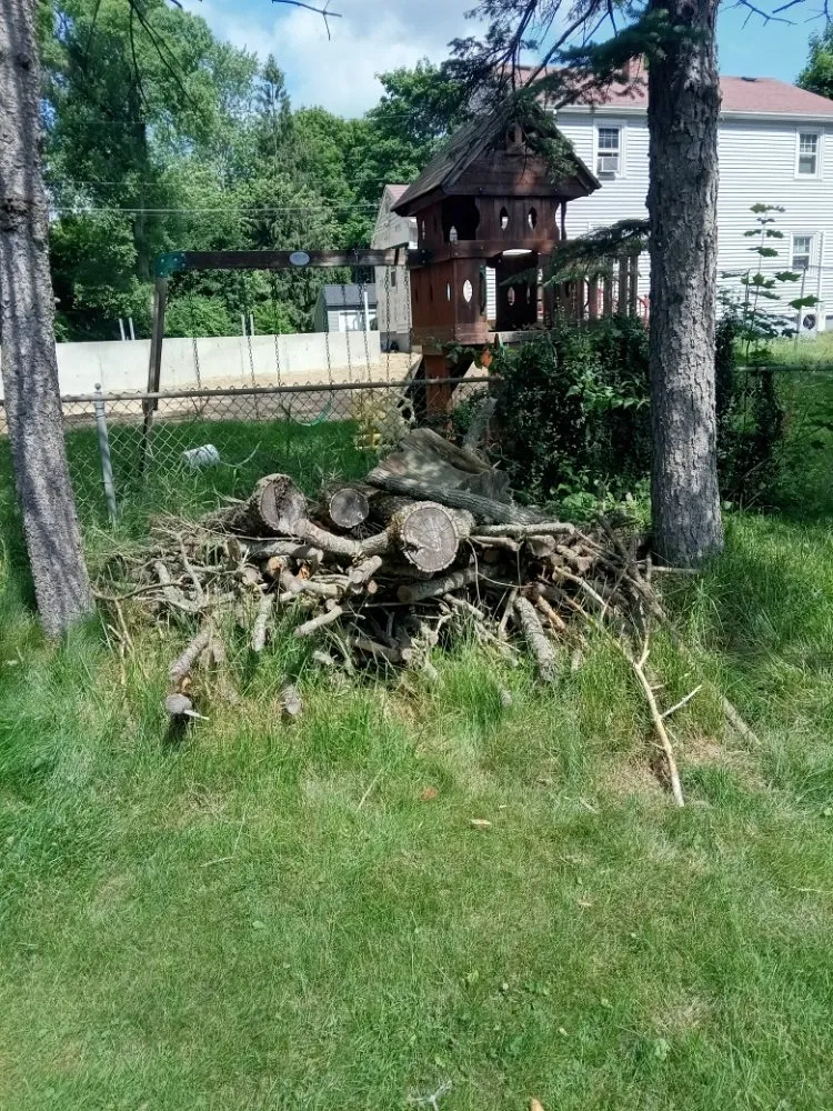 Custom garden landscaping for homes in Lowell, MA by Mathena's Landscaping