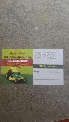 Matherne’s Lawn Care Service Logo