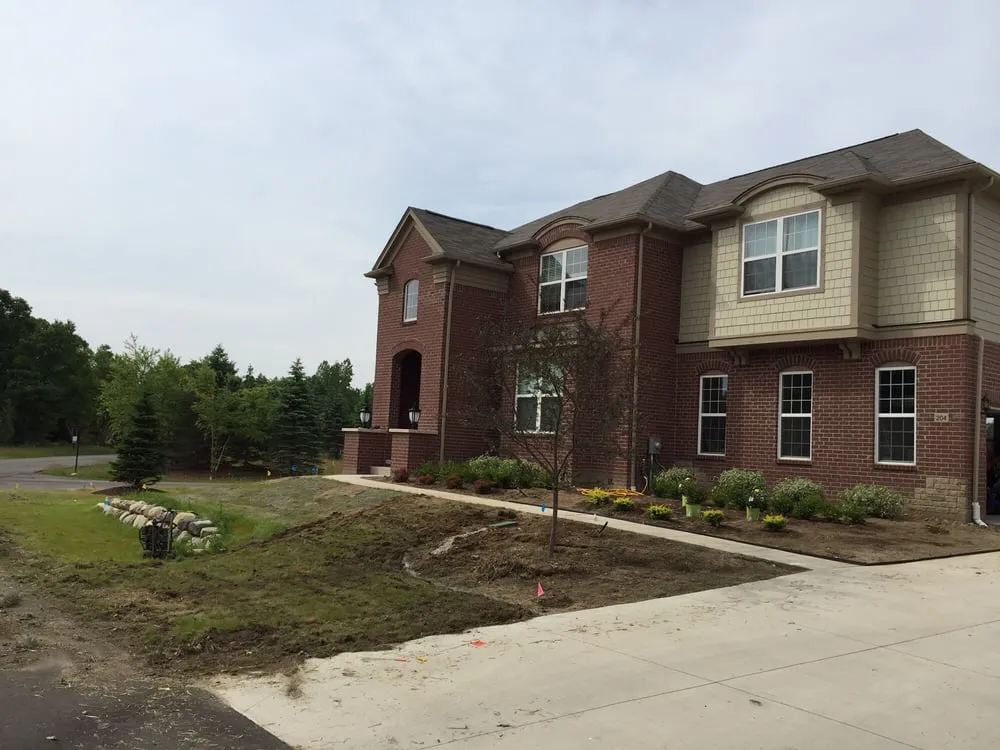Professional residential landscaping in Flat Rock, MI by Mathews Family Landscaping