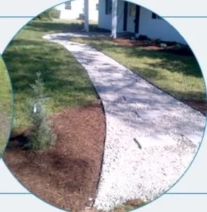 Affordable landscape design in Port Haywood, VA by Mathews Landscaping