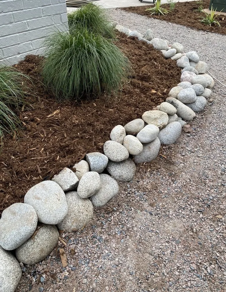 Custom landscape installation in Oklahoma City, OK - Matias Landscaping