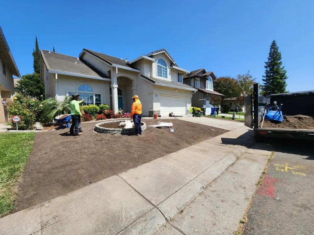 Expert landscape design for residential properties across Sacramento, CA - Matias tree service and landscape contractor