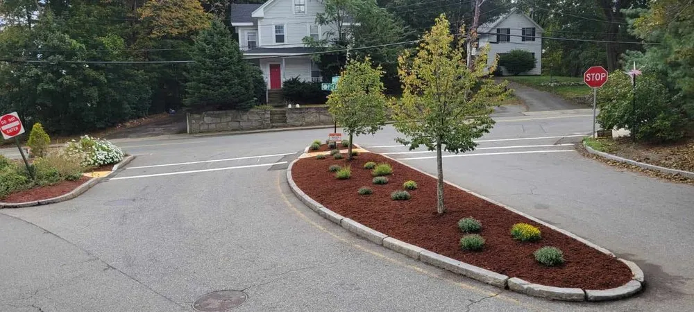 Custom landscape installation in Lynn, MA - Matt & Bro Hardscape & Landscape Services