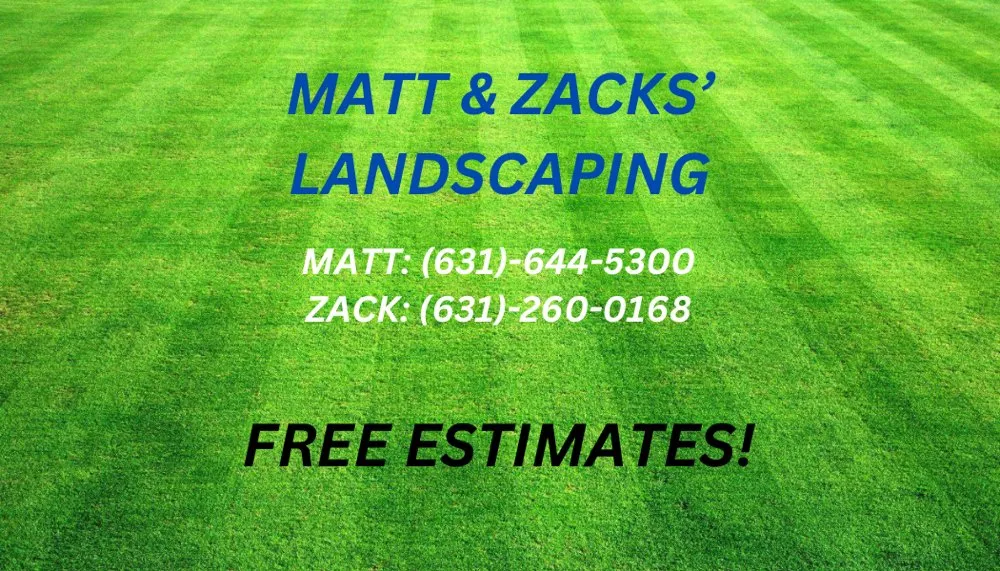 Expert lawn mowing service for year-round maintenance in Mastic Beach, NY by Matt & Zack’s Landscaping