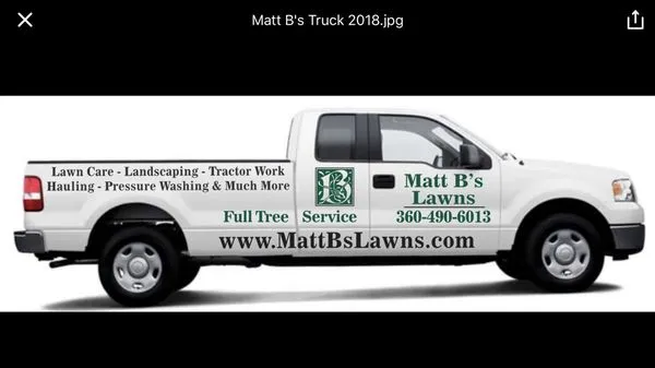 Matt B's Lawns Logo