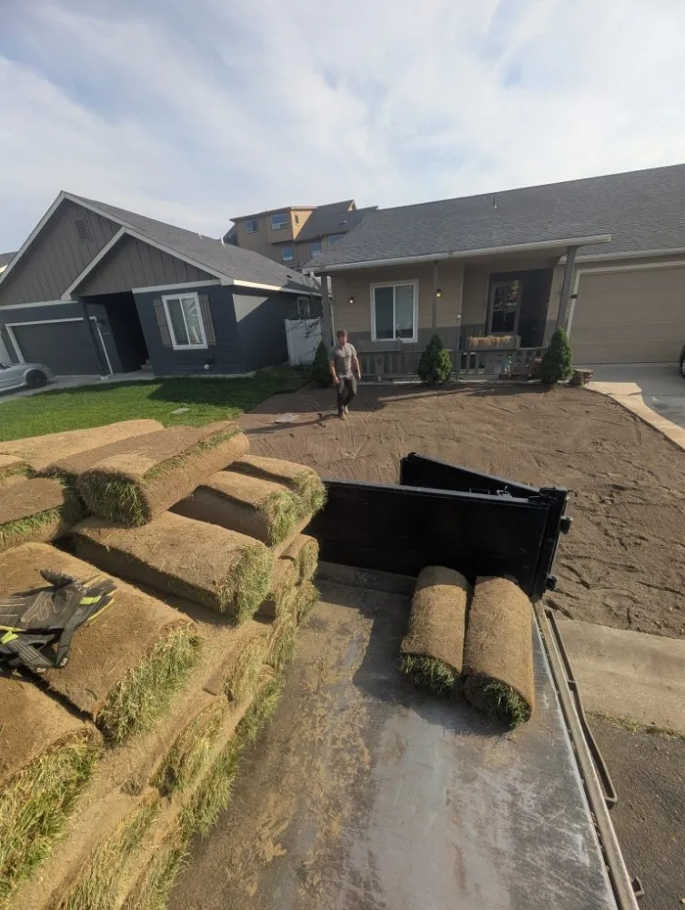 Professional landscape installation for residential properties in Post Falls, ID by Matterhorn Landscaping