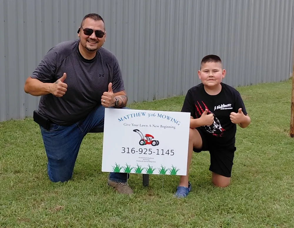 Professional garden landscaping for beautiful yards across Wichita, KS - Matthew 3:16 Mowing