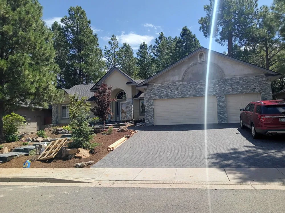 Custom landscape installation in Mesa, AZ - Matthew Landscaping