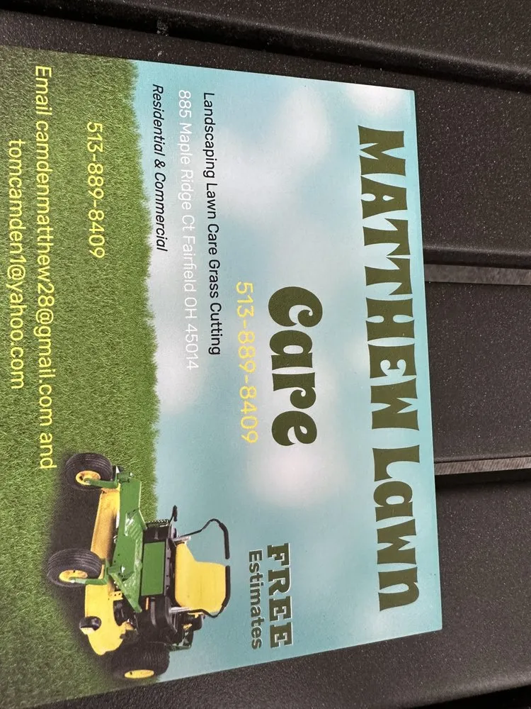 Reliable yard maintenance near you across Fairfield, OH - Matthew Lawn Care