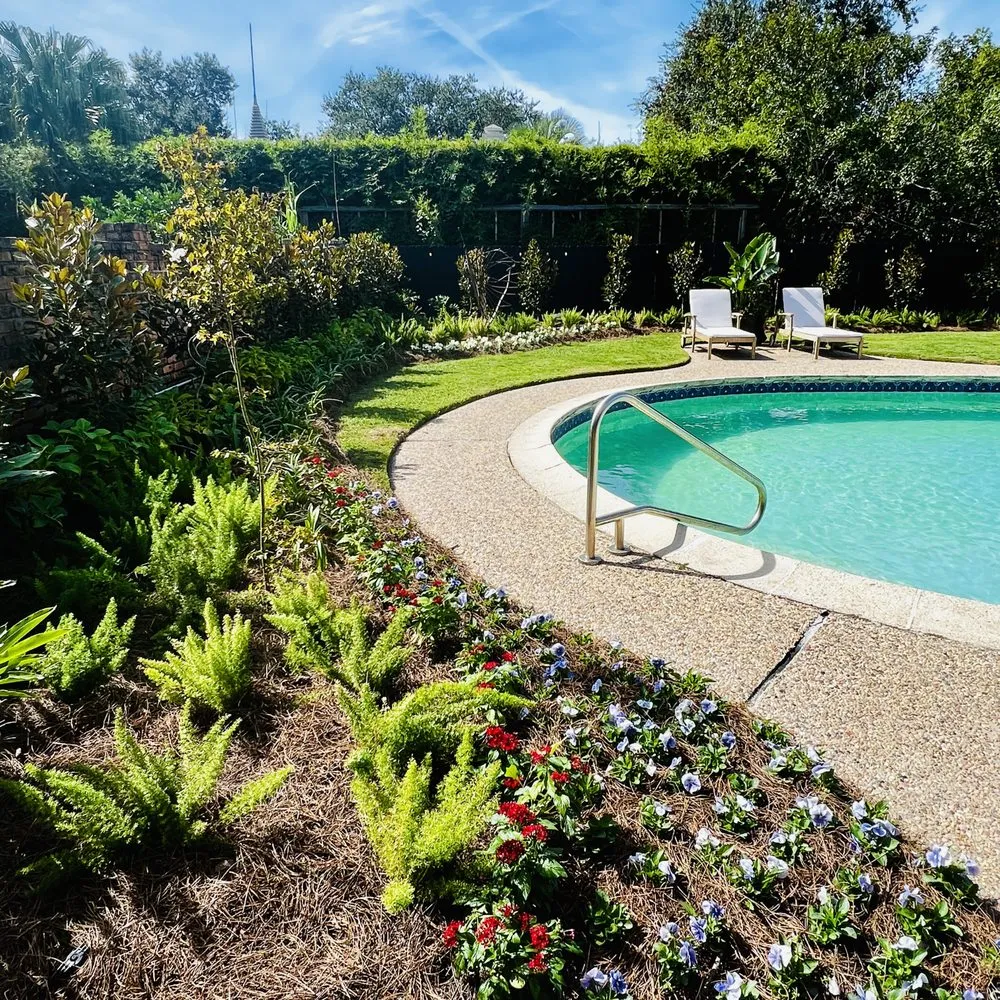 Professional residential landscaping in New Orleans, LA by Matthew Ponseti Landscaping