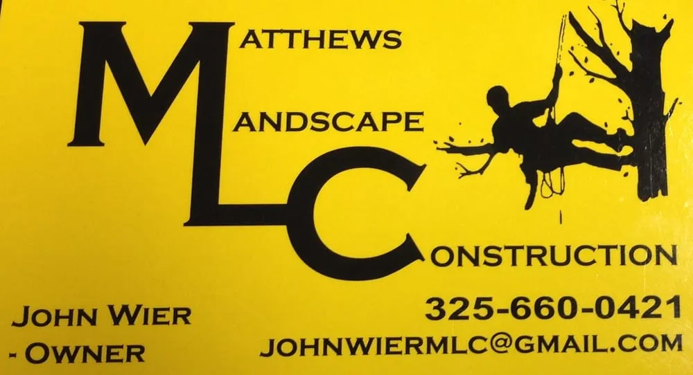 Top-rated yard maintenance for beautiful yards in Abilene, TX by Matthews Landscape & Construction