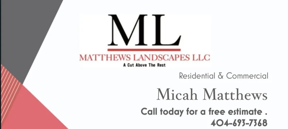 Expert landscape design for residential properties in Forsyth, GA by Matthews Landscapes