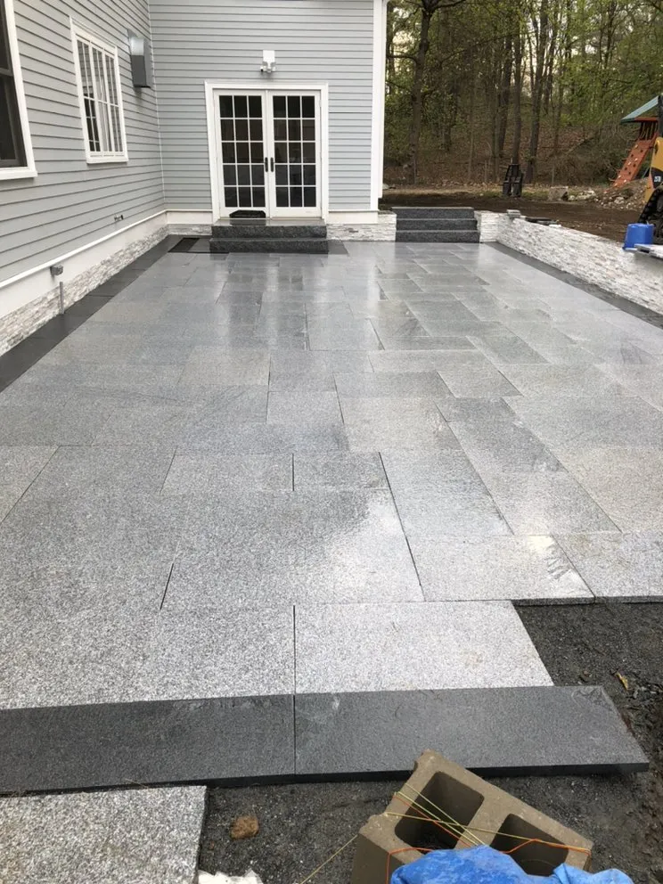 Professional residential landscaping in Ashland, MA by Matthew’s landscaping and Construction